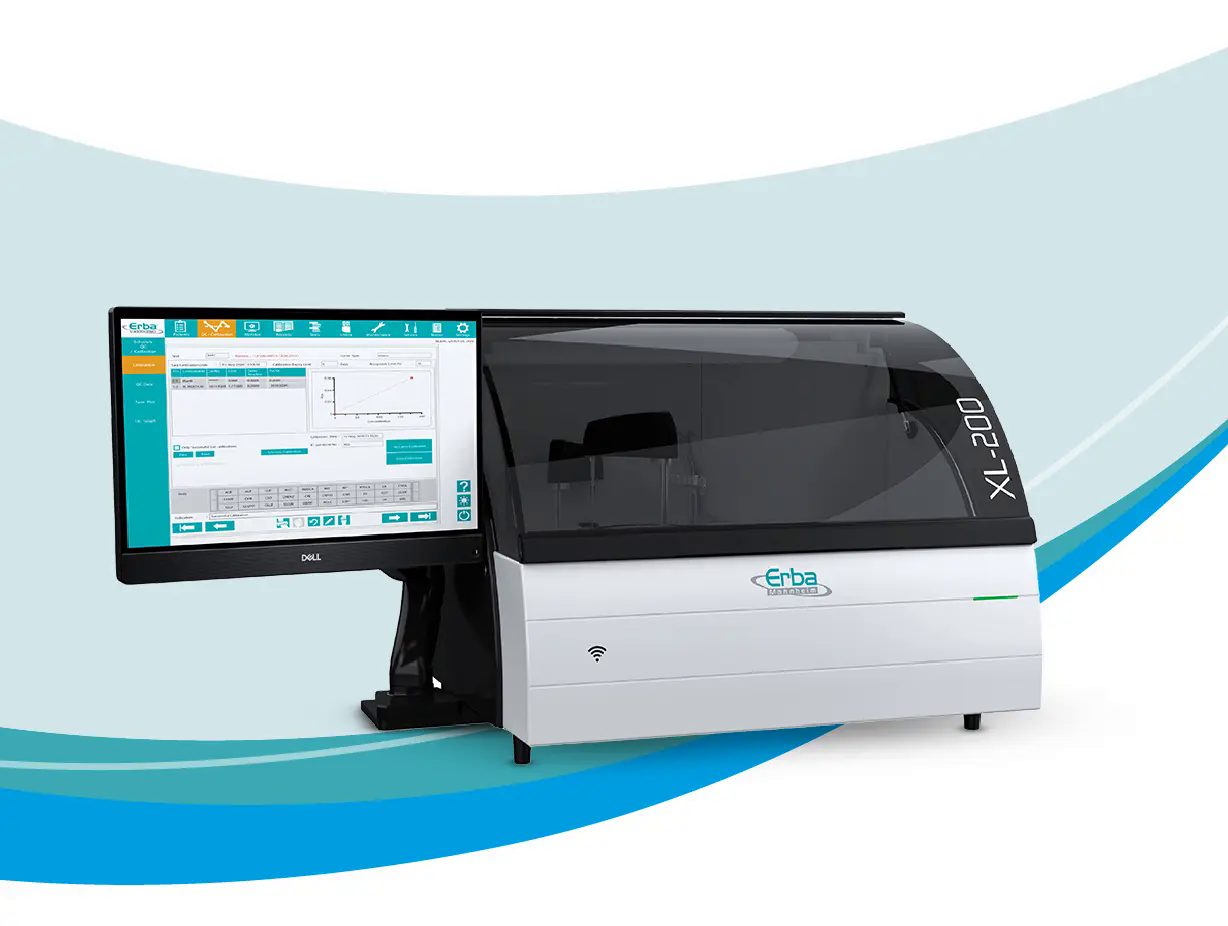 Erba Mannheim XL 200 automated clinical chemistry analyser