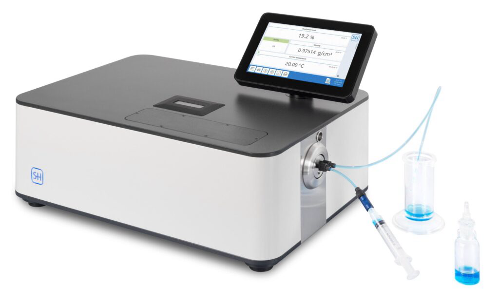 Schmidt+Haensch VariDens density meter in laboratory use